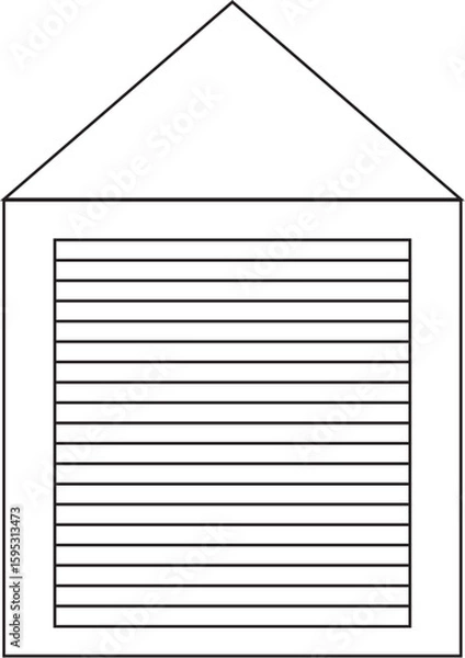 Obraz black and white frame