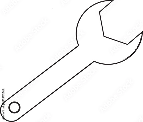 Obraz wrench and screwdriver