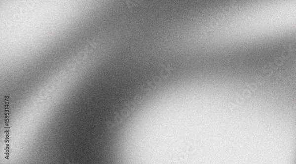 Fototapeta Grey light white grainy noise grungy texture gradient rough abstract background shine bright light and glow template empty space