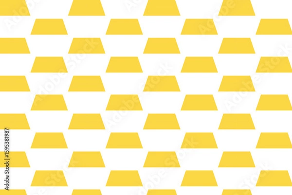 Fototapeta Gold bar pattern on white background . Gold bar background . Vector illustration
