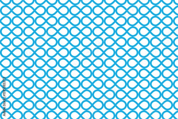 Fototapeta Infinity symbol pattern on white background . Infinity symbol background . Vector illustration