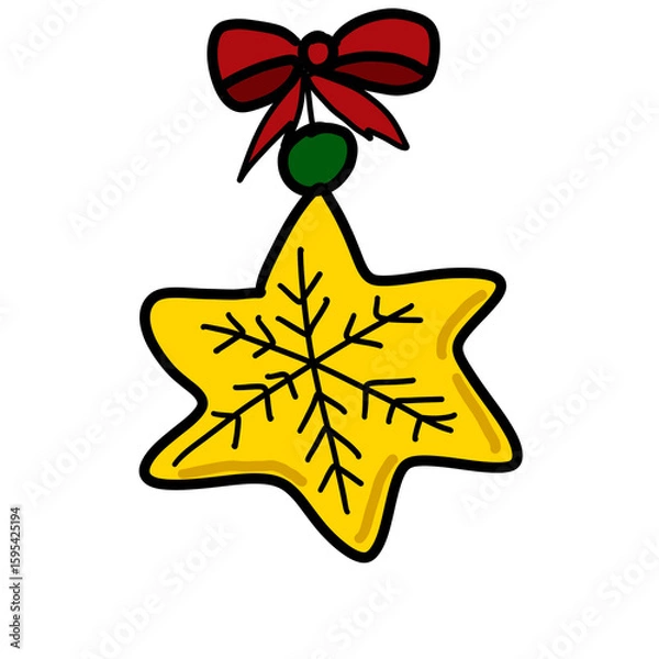 Obraz golden christmas 