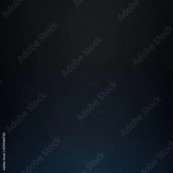 Fototapeta A dark, gradient background featuring shades of deep blue and black, creating a moody aesthetic.