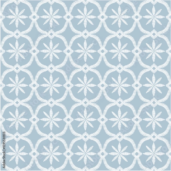 Obraz Trellis pattern, Geo tile print, Medallion, gate pattern, Seamless pattern vector file