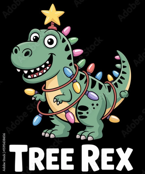 Obraz Tree Rex Funny Dinosaur lover