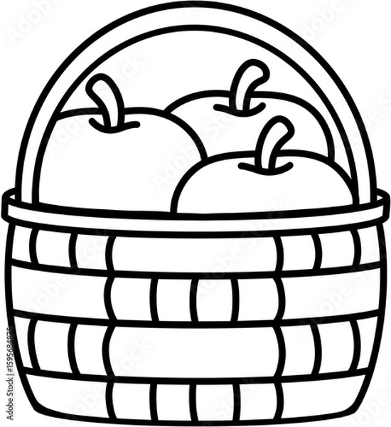 Obraz 사과 바구니