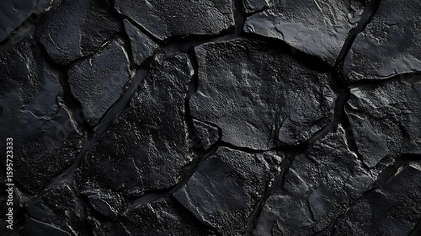 Fototapeta Dark stone wall texture background.