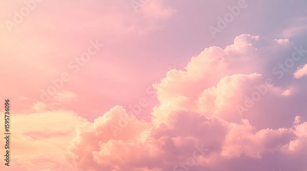 Fototapeta clouds in the sky, weather, nature, light, air, cloudscape, summer, beautiful, atmosphere