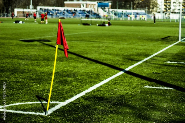 Fototapeta playing field