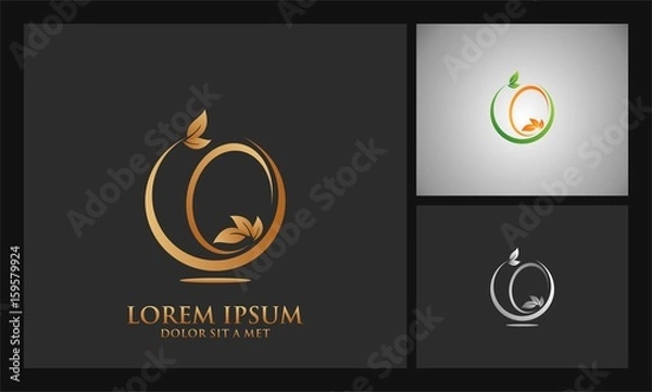 Obraz beauty organic logo