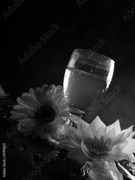 Obraz glass & flower