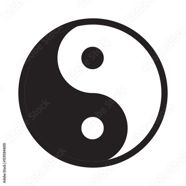 Obraz yin yang icon 