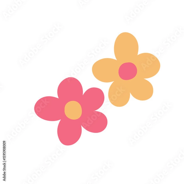 Fototapeta Flowers Elements 