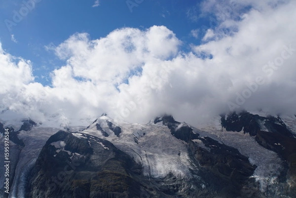 Fototapeta Panoramic mountains view 
