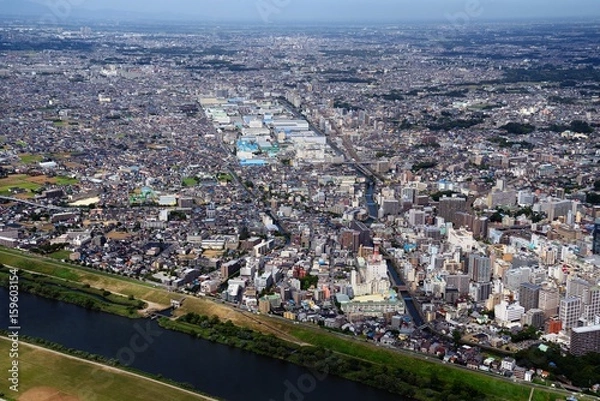 Fototapeta 江戸川・新坂川