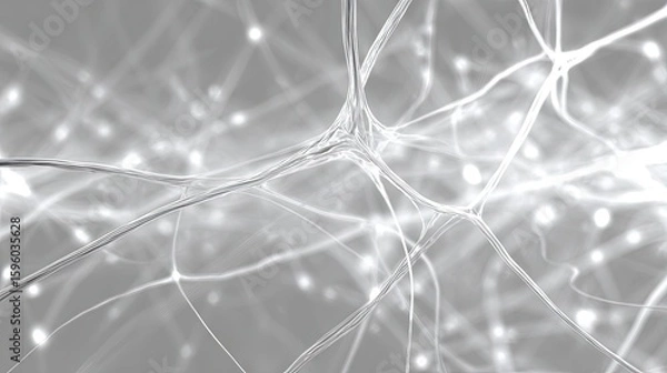 Fototapeta Abstract Neural Network Image