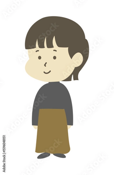 Obraz 立っている女性