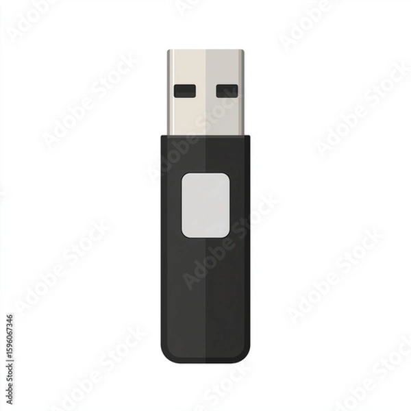 Obraz usb flash drive isolated