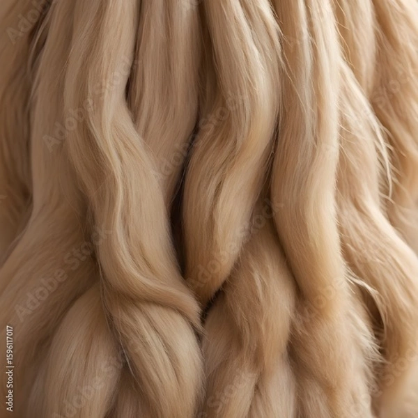 Obraz 꼬인 골드빛 털