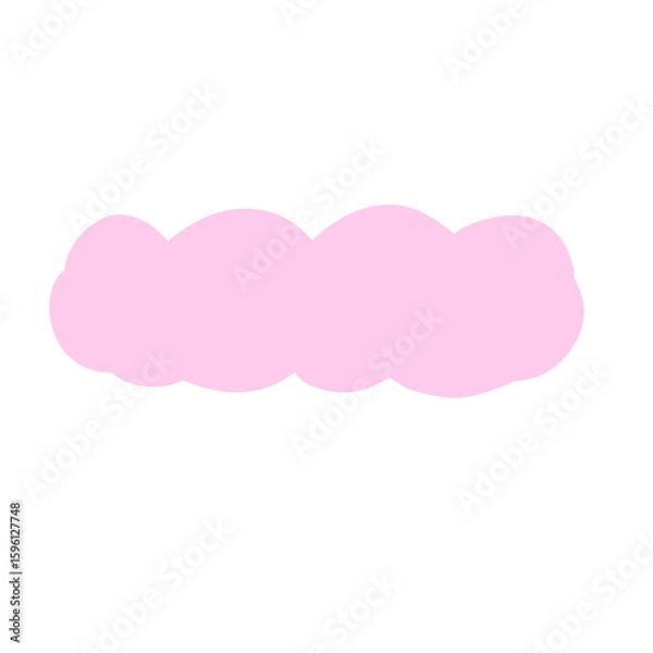 Obraz pink speech bubble