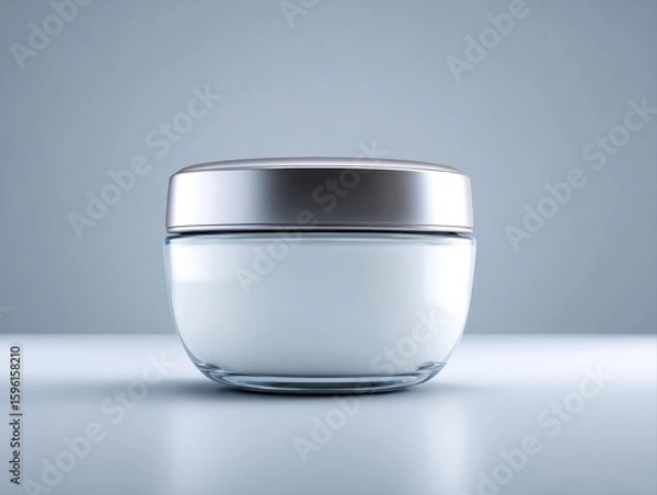 Fototapeta Skincare product showcase studio setting product photography minimalist environment close-up view beauty concept for branding