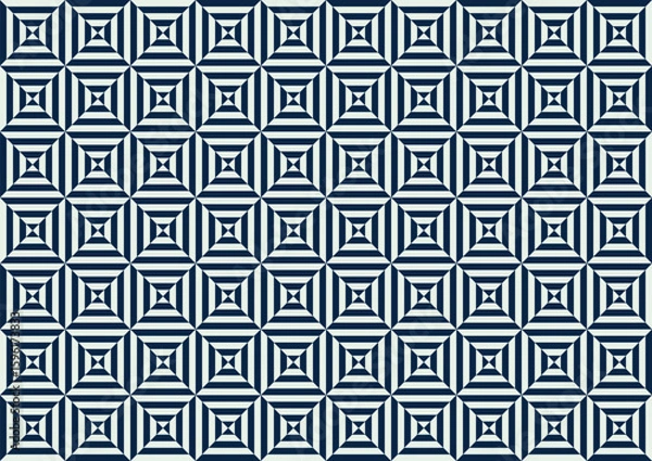 Fototapeta abstract seamless geometric pattern background vector design
