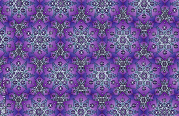 Obraz 6 Point Star Tile Pattern