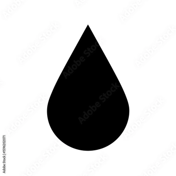 Fototapeta Light Drop Icon Vector Flat and Clean Look