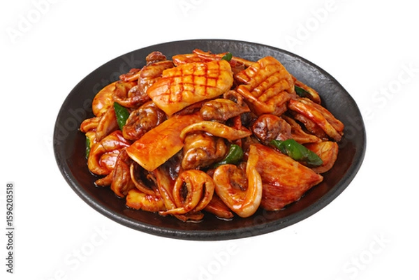 Obraz Ojingeo Bokkeum – Spicy Stir-fried Squid