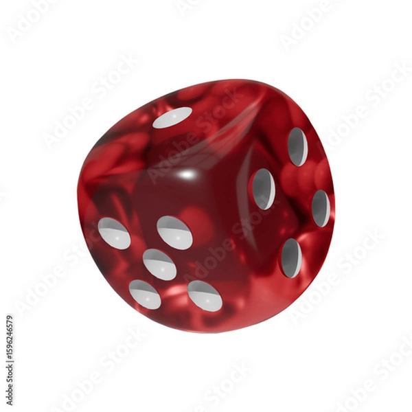 Fototapeta Realistic 3d Dice stock image