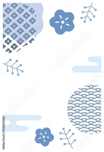 Obraz 喪中はがきの背景