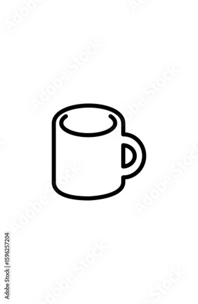 Obraz コーヒーカップのアイコン