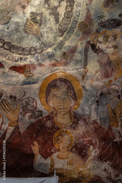 Obraz Sumela Monastery is a Greek Orthodox monastery and church complex. The structure and detailed frescoes were built in 386 AD.