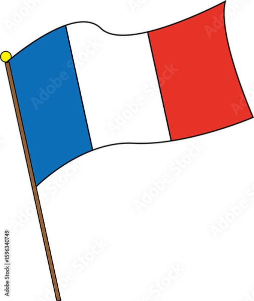 Fototapeta フランス国旗