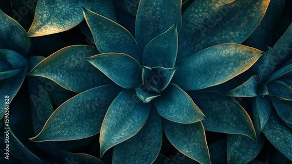 Obraz blue agave plant