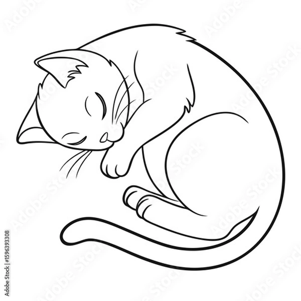 Obraz cat silhouette