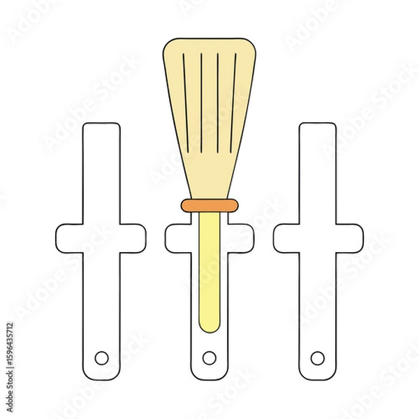 Obraz set of tools for the kitchen