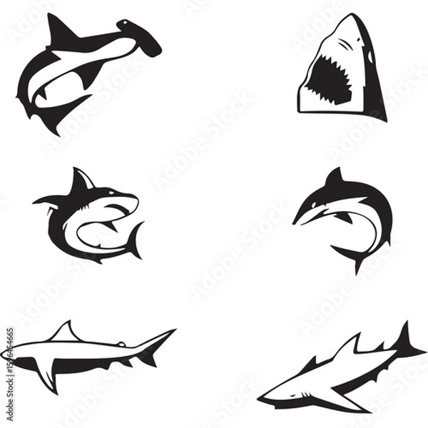 Obraz vector set of fish