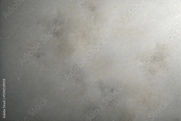 Fototapeta Abstract gray metallic texture background with a grainy surface and light reflection.