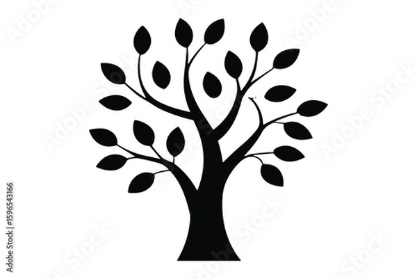 Fototapeta Tree Silhouette Vector Collection