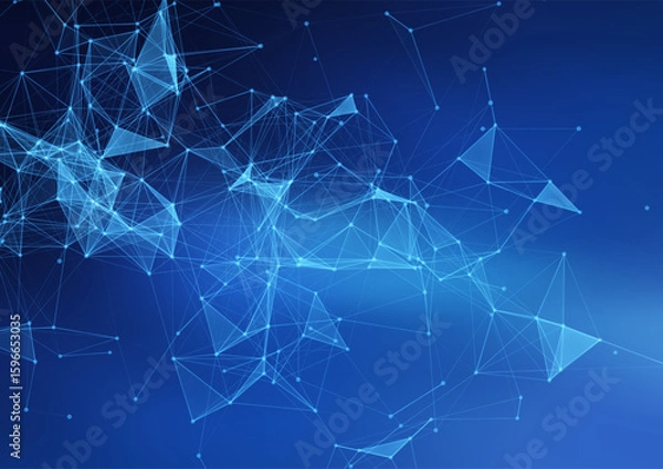 Obraz abstract network communications design 2809