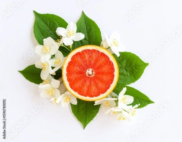 Fototapeta orange and flower