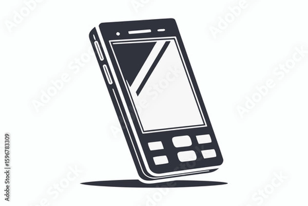 Obraz black mobile phone