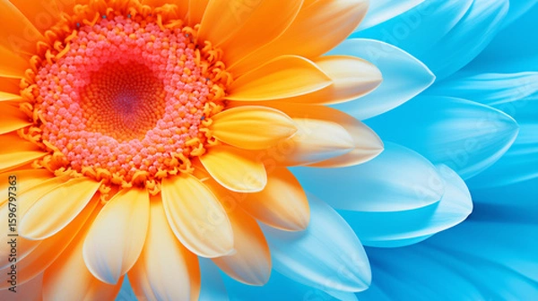 Obraz red gerbera flower