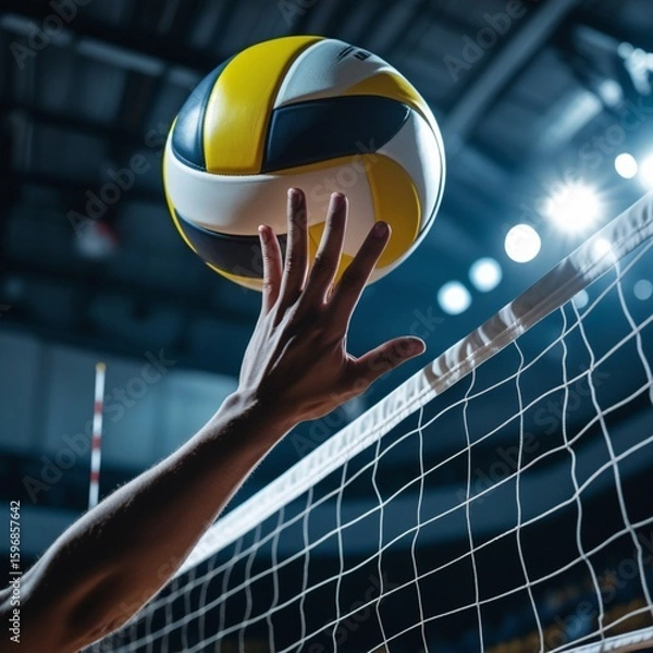 Obraz volleyball in the net