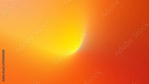 Obraz Abstract Sunset Gradient Background - Orange and Yellow Color Transition