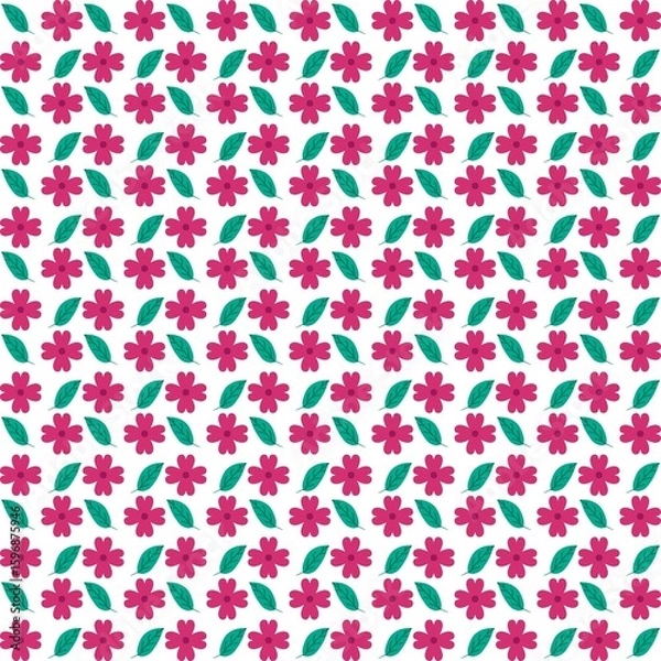 Obraz seamless pattern with pink flowers