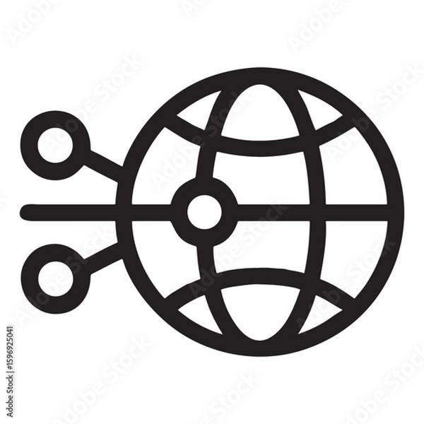 Fototapeta A vintage 3D film reel with a globe target symbol and an auto wheel design