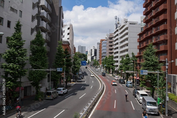 Fototapeta 駒沢通り沿いの景色