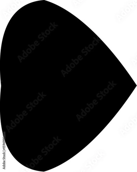 Obraz Creative Vector Shapes for Design Projects Professional Vector Illustration Collection Black